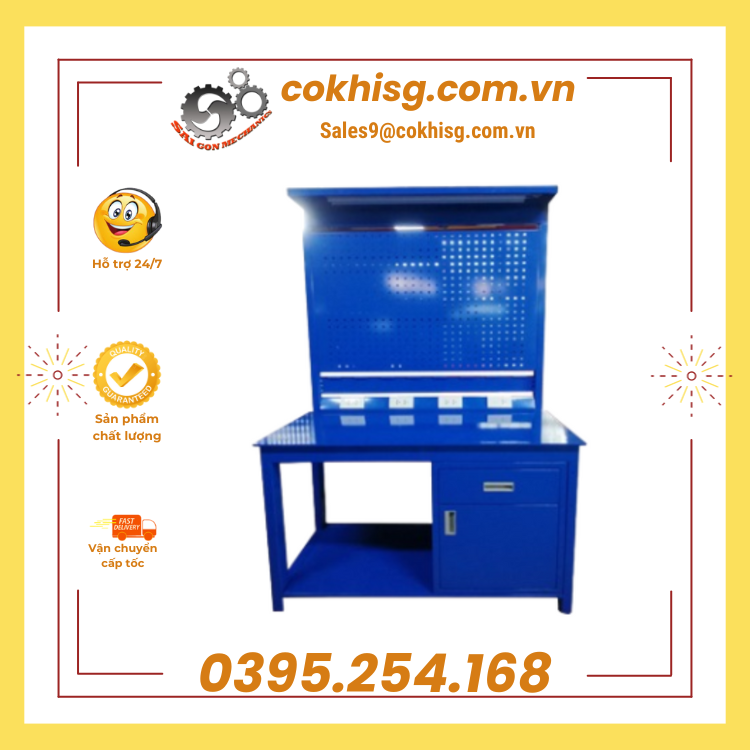 Bàn thao tác cơ khí chuyên dụng trong công nghiệp